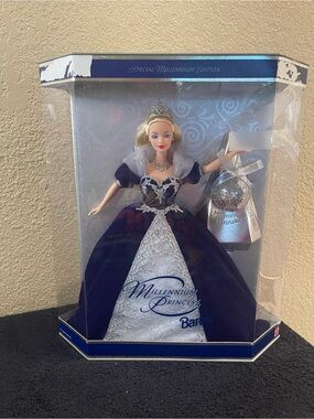 Barbie Millennium Princess Doll in Purple and Silver Gown